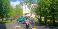 На Полярном проезде в Электростали меняют асфальт во дворах - Regions.Ru
